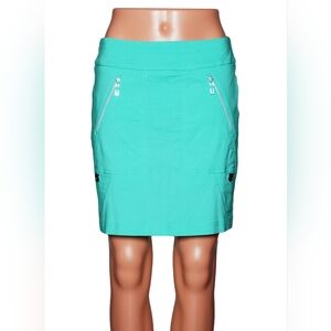 Jamie Sadock Pull-On Golf Skort - Aquamarine - Size 4.